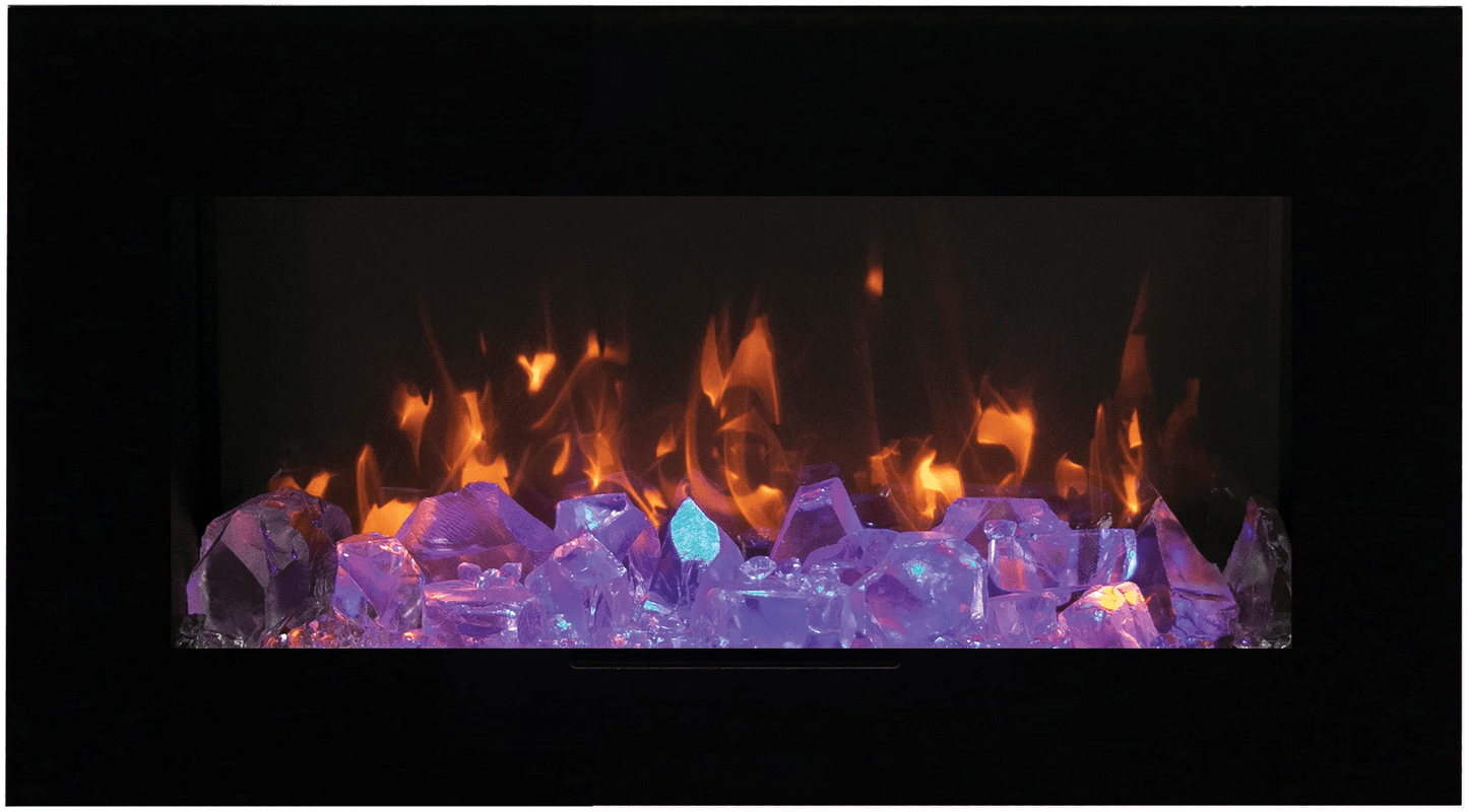 Amantii wall mount Electric Fireplace - WM - FM - BG - Terrace Level