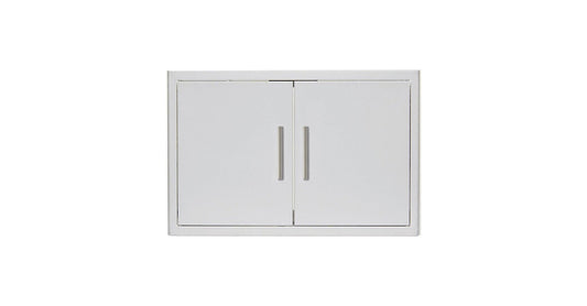 Blaze Grill Stainless Steel Enclosed Dry Storage Cabinet with Shelf BLZ - DRY - STG2 - SC - Terrace Level