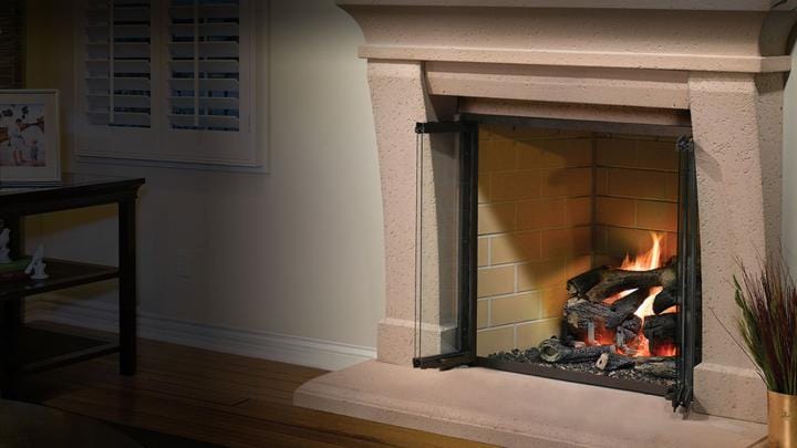 Heatilator Birmingham 50" Radiant Heat Wood Burning Fireplace BIR50 - B - Terrace Level