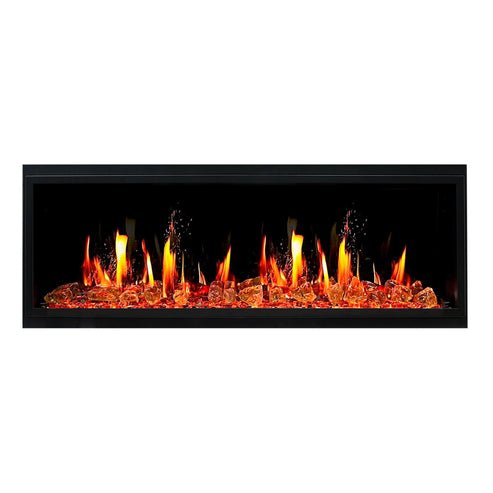 Litedeer Homes Latitude 55" Ultra Slim Built - in Electric Fireplace - ZEF55V - Terrace Level