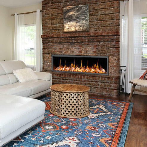 Litedeer Homes Latitude 65" Ultra Slim Built - in Electric Fireplace - ZEF65X - Terrace Level