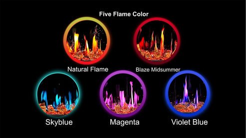 Litedeer Homes LiteStar 33 - inch Smart Electric Fireplace Insert - ZEF38VC - 33 - Terrace Level