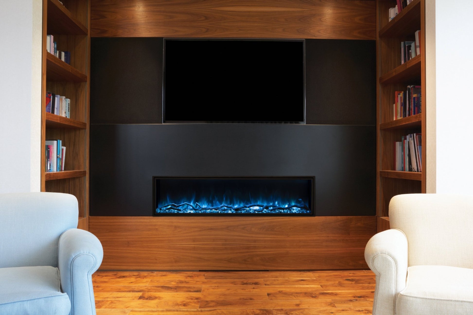 Modern Flames Landscape Pro Slim Built - In Electric Fireplace - LPS - Terrace Level