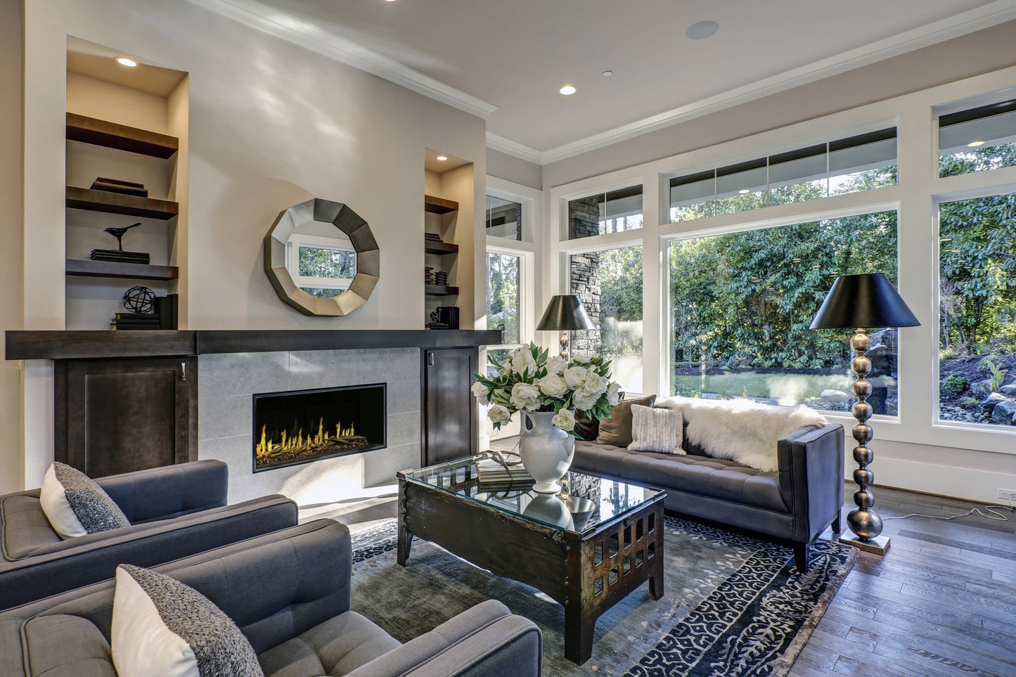 Modern Flames Orion Multi - Sided Electric Fireplace - OR - Terrace Level