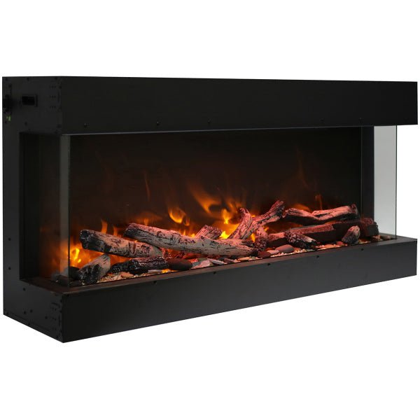 Remii Bay - Slim 3 Sided Smart Electric Fireplace - Bay - Slim - Terrace Level
