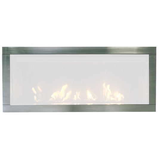 Sierra Flames Decorative Black Surround with Screen - NEWCOMB - 36 - SURR - BLK - SCR - Terrace Level