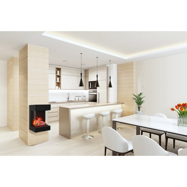 Sierra Flames Freestand Electric Fireplace - Cube - 2025WM - Terrace Level