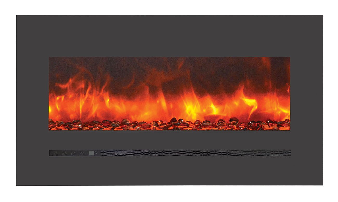 Sierra Flames Linear Electric Fireplace - WM - FML - STL - Terrace Level