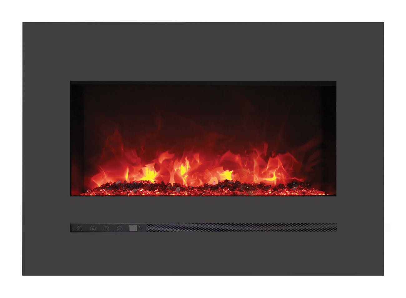 Sierra Flames Linear Electric Fireplace - WM - FML - STL - Terrace Level