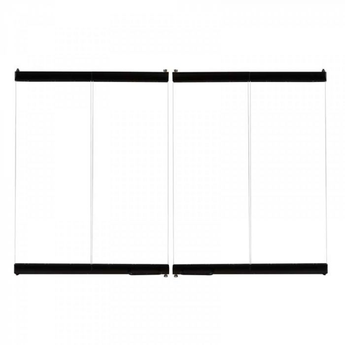 Superior Outdoors Bi - Fold Glass Doors for Wood Burning Fireplaces - BDG - Terrace Level