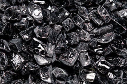Superior Outdoors Crushed Glass, Large Onyx (5 lb bag) GLO - Terrace Level