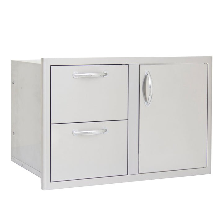 32" Blaze Access Door and Double Drawer Combo - Terrace Level