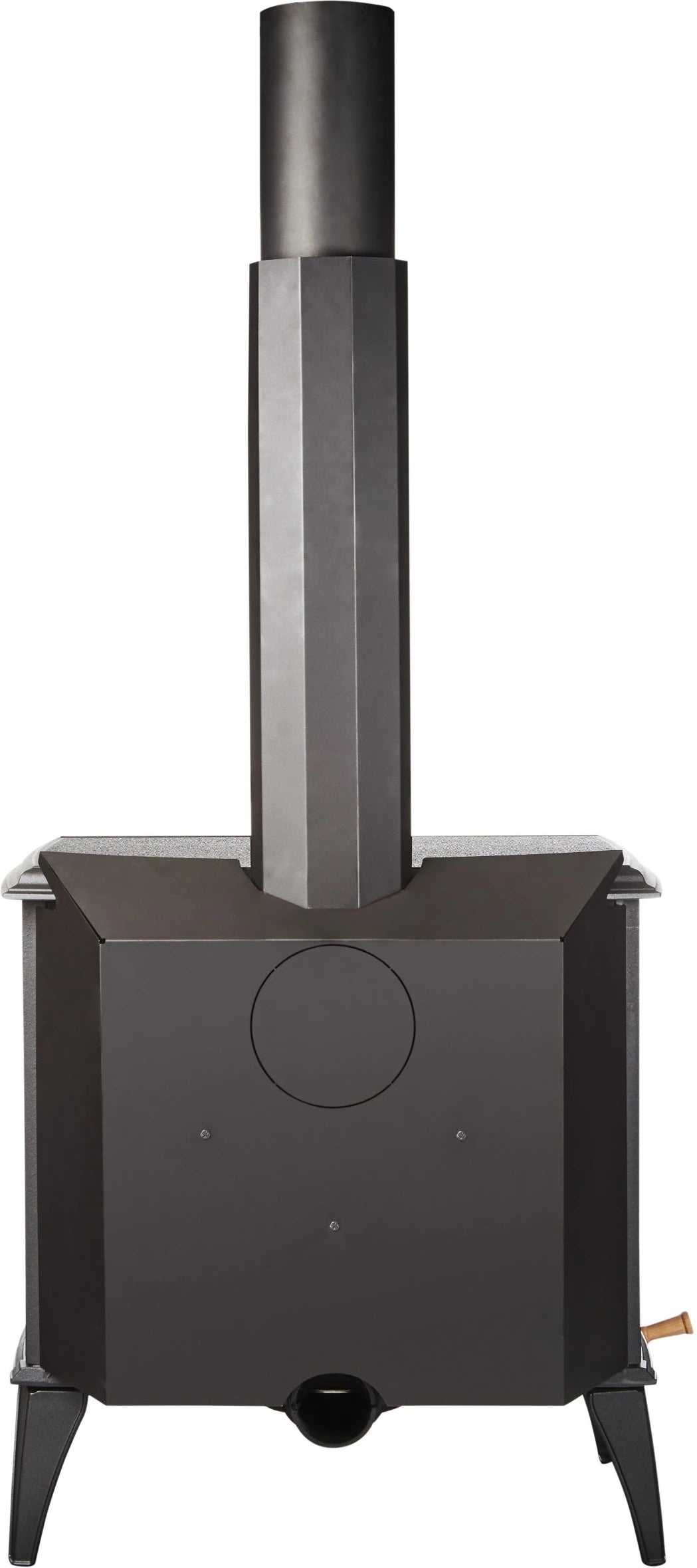 Lynwood W76 Wood Stove With Cast Iron Door, Black Colour Finish