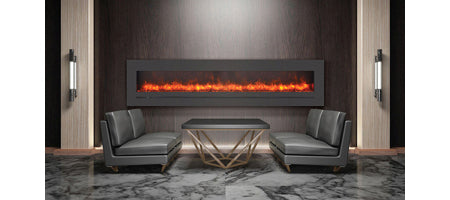 WM-FML-STL Linear Electric Fireplace