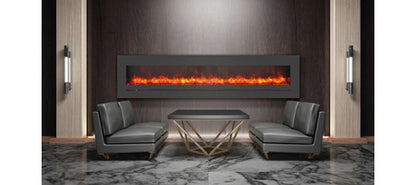 WM-FML-STL Linear Electric Fireplace