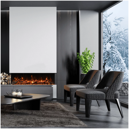 Amantii TRU-VIEW-XL DEEP Smart – 3 Sided Electric Fireplace