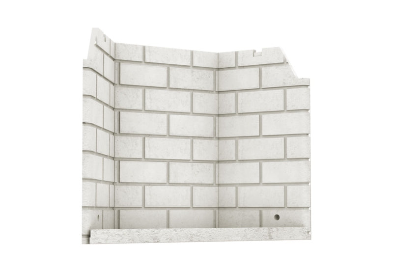 Valcourt Molded Refractory Brick Panels - VA11071