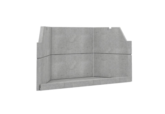 Valcourt Contemporary Molded Refractory Brick Panels - VA16071M