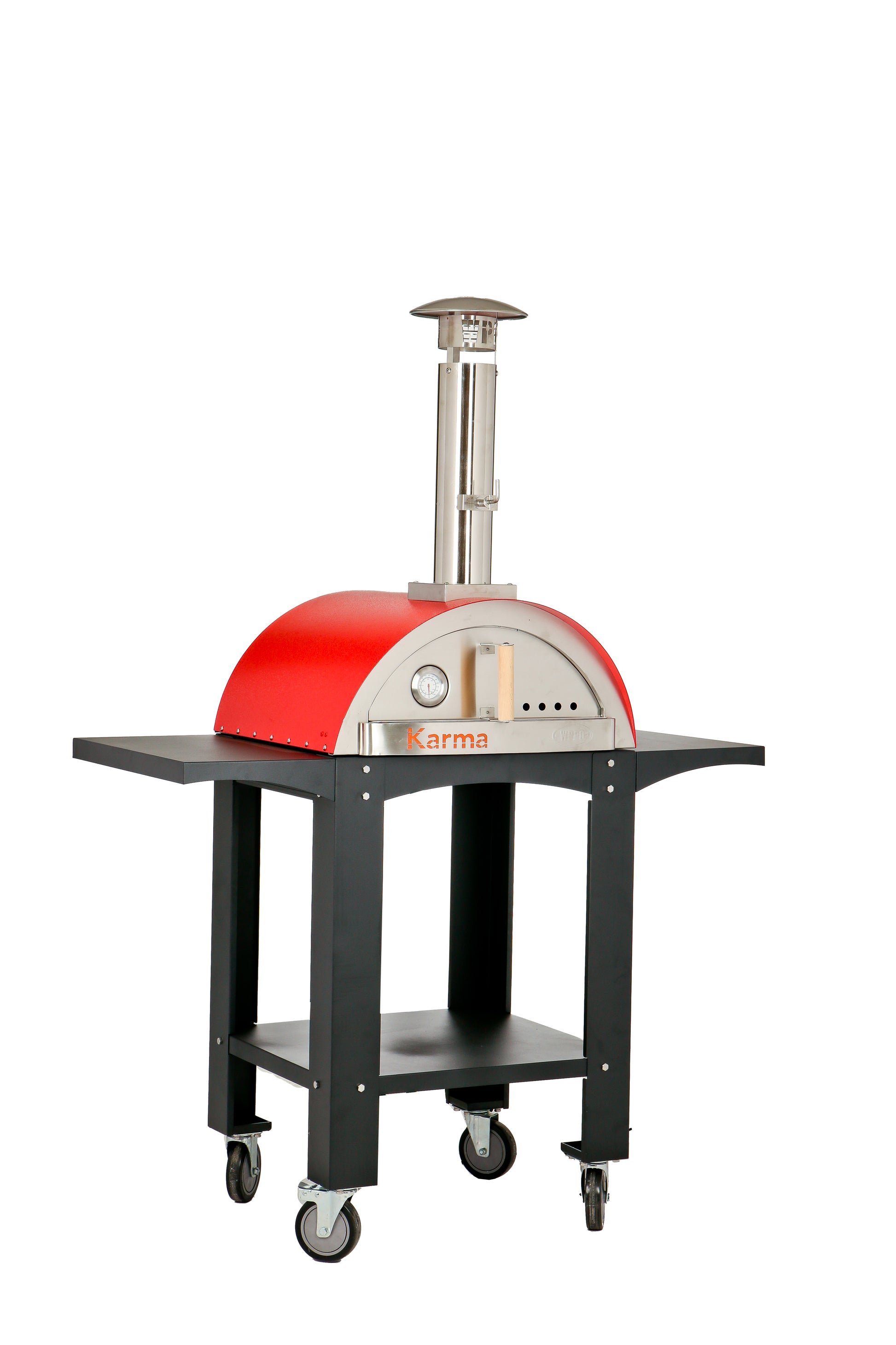 Traditional 25" Dual Fueled Pizza Oven With Gas Attachment- Wood and Gas Powered