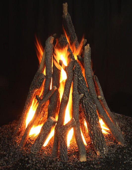 Warming Trends Wilderness Campfire w/ Grate Fire Pit Log Set - WMS