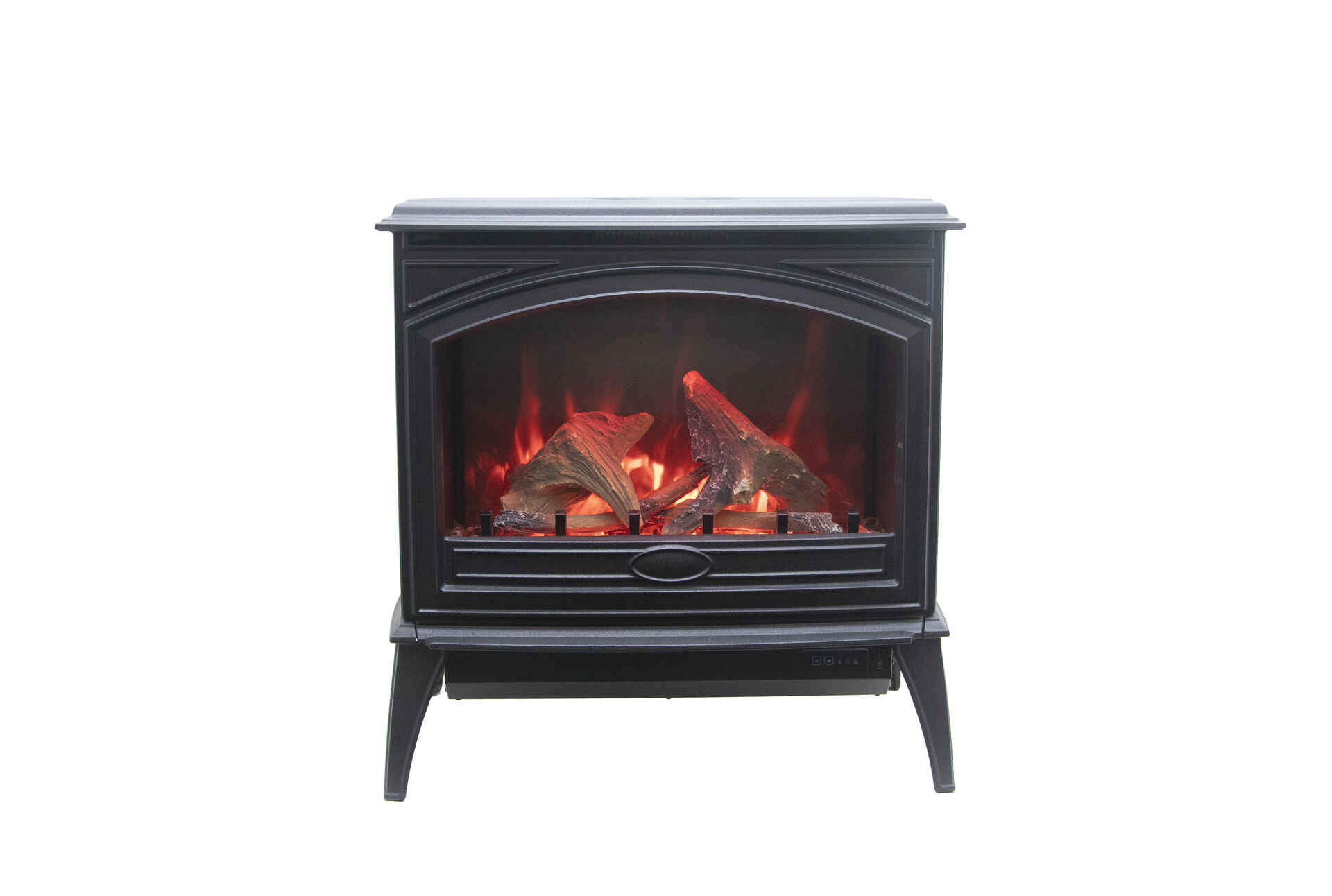 Amantii Cast Iron Freestand Electric Fireplace - CAST - IRON - Terrace Level