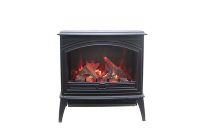 Amantii Cast Iron Freestand Electric Fireplace - CAST - IRON - Terrace Level