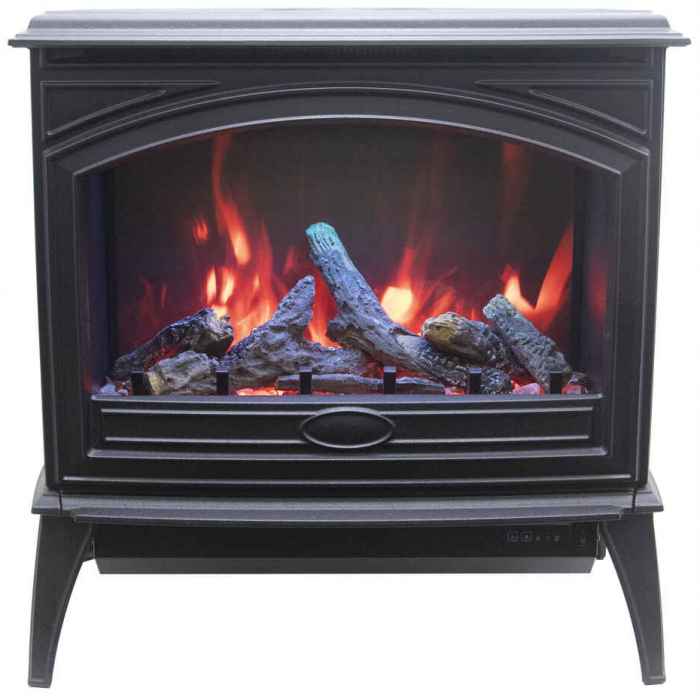 Amantii Cast Iron Freestand Electric Fireplace - CAST - IRON - Terrace Level