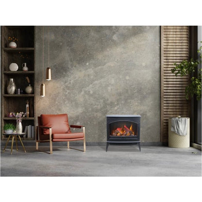 Amantii Cast Iron Freestand Electric Fireplace - CAST - IRON - Terrace Level