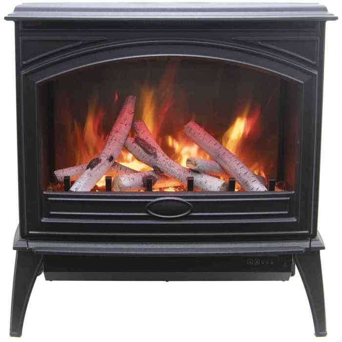 Amantii Cast Iron Freestand Electric Fireplace - CAST - IRON - Terrace Level