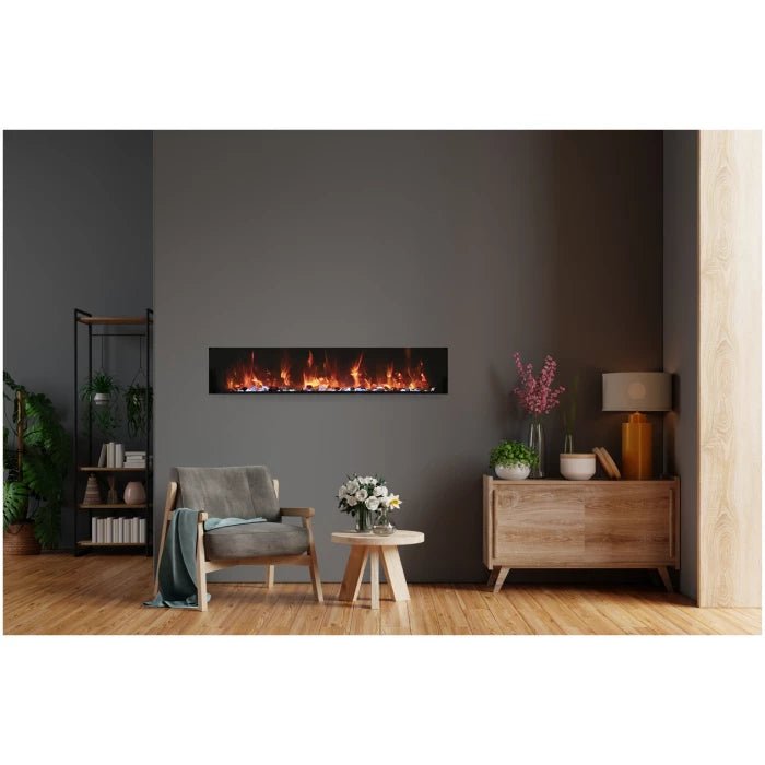 Amantii Panorama BI Extra Slim Smart Electric Fireplace - BI - XS - Terrace Level