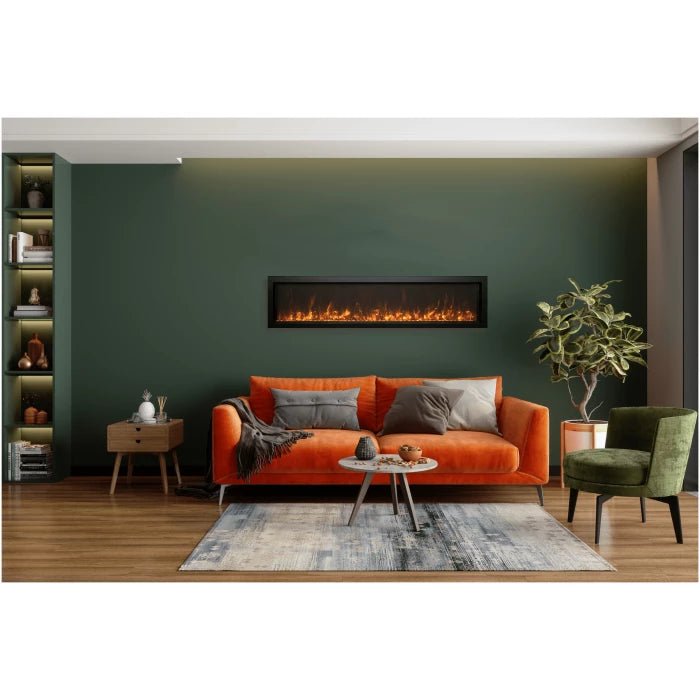 Amantii Panorama BI Extra Slim Smart Electric Fireplace - BI - XS - Terrace Level