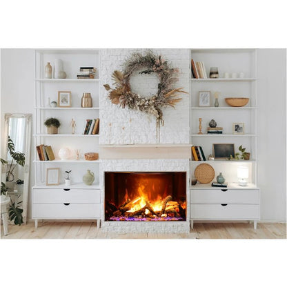 Amantii Signature Electric Fireplace Series Featuring the Optimyst® by Dimplex - BI - TRD - 38 - SIG - Terrace Level