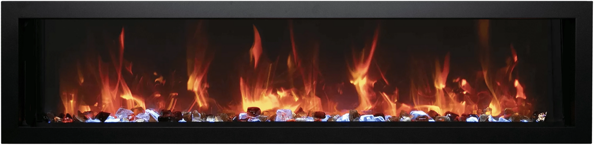 Amantii Symmetry Xtra Slim Smart Electric Fireplace - SYM - SLIM - Terrace Level