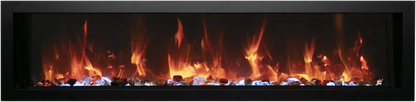 Amantii Symmetry Xtra Slim Smart Electric Fireplace - SYM - SLIM - Terrace Level