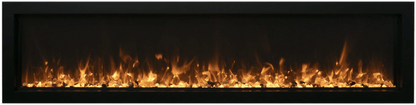 Amantii Symmetry Xtra Slim Smart Electric Fireplace - SYM - SLIM - Terrace Level