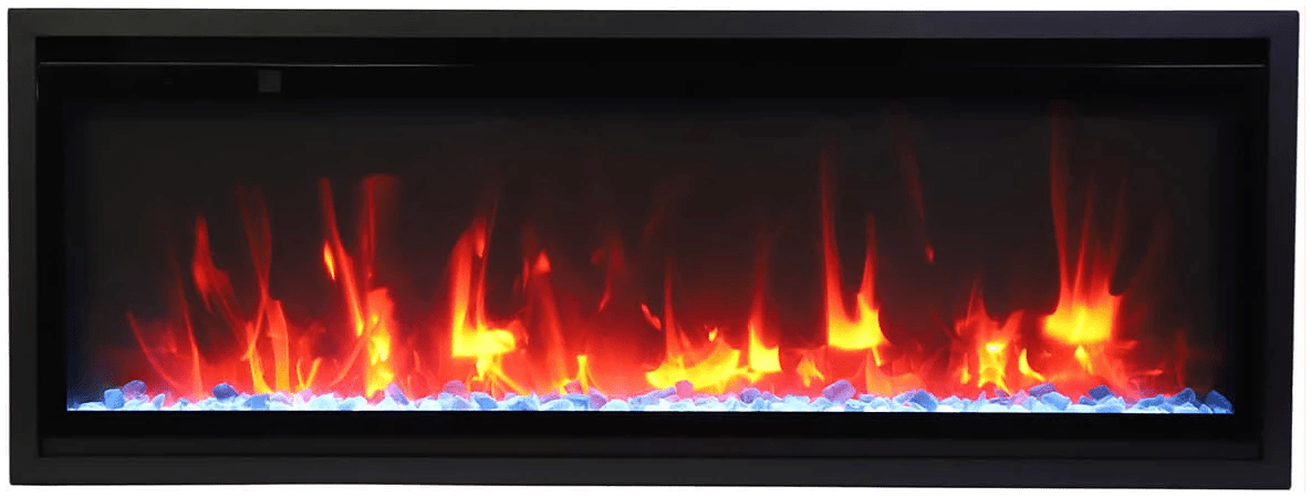 Amantii Symmetry Xtra Slim Smart Electric Fireplace - SYM - SLIM - Terrace Level