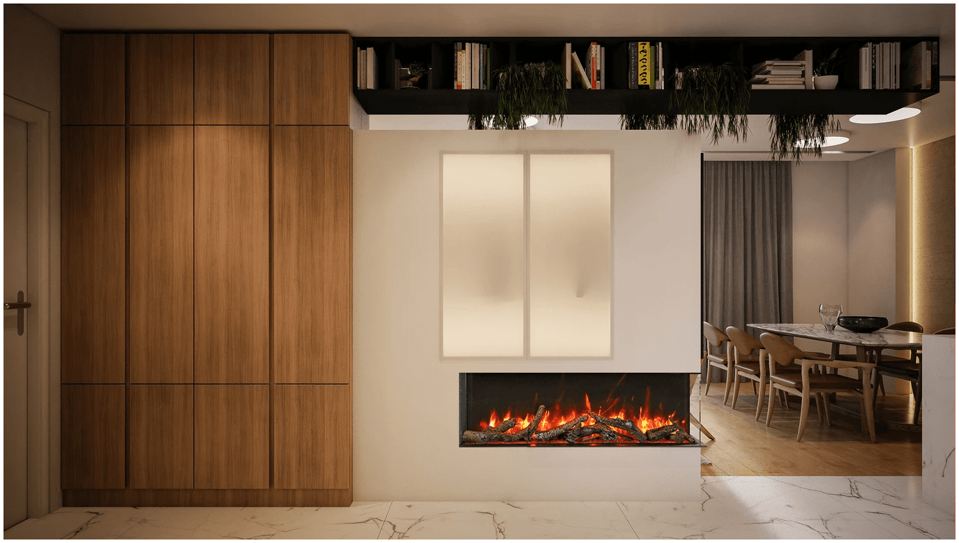 Amantii True View Slim Smart Electric Fireplace - TRU - VIEW - SLIM - Terrace Level