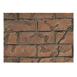 American Hearth Cracked Red Fire Brick (Walls & Ceiling) (set of 2) - DVP40PSFB - Terrace Level