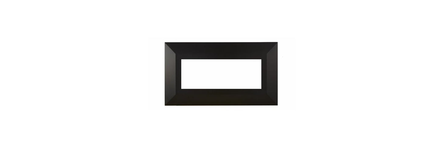 American Hearth Decorative Mitered Front in Matte Black (For Partially Recessed Installation) - DFSL30MBL - Terrace Level