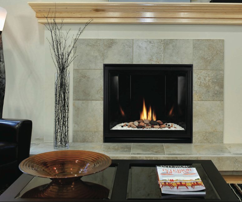 American Hearth Madison Premium Clean Face Fireplace (Requires Rock or Log Set) - DVCC - Terrace Level