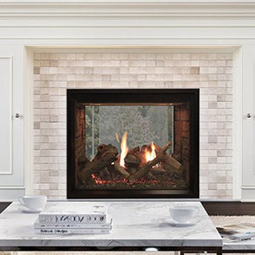 American Hearth Renegade Clean Face See - Through Fireplace IPI - DVCT40CSP95 - Terrace Level