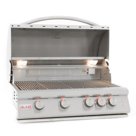 Blaze Grills 32 - Inch 4 - Burner LTE Gas Grill with Rear Burner and Built - in Lighting System - BLZ - 4LTE2 - Terrace Level