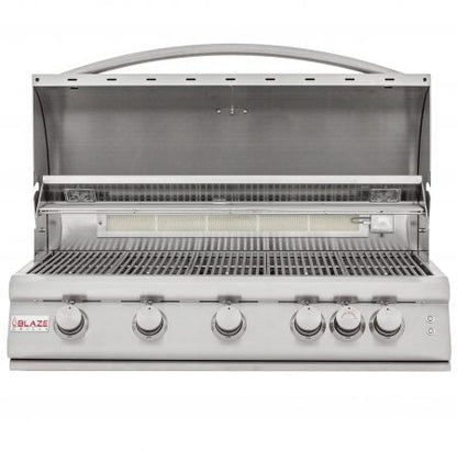 Blaze Grills 40 - Inch 5 - Burner LTE Gas Grill with Rear Burner and Built - in Lighting System - BLZ - 5LTE2 - Terrace Level