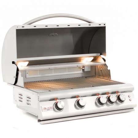 Blaze Grills Marine Grade 316L 4 - Burner Premium LTE - BLZ - 4LTE2MG - LP - Terrace Level