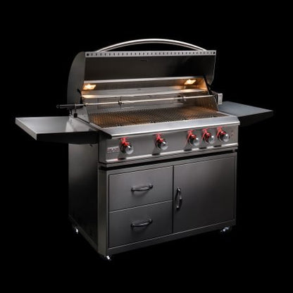 Blaze Grills Professional 44 - Inch 4 Burner Built - In Gas Grill With Rear Infrared Burner - BLZ - 4PRO - Terrace Level