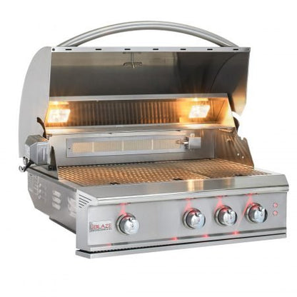 Blaze Grills Professional LUX 34 - Inch 3 Burner Built - In Gas Grill With Rear Infrared Burner BLZ - 3PRO - Terrace Level