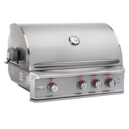 Blaze Grills Professional LUX 34 - Inch 3 Burner Built - In Gas Grill With Rear Infrared Burner BLZ - 3PRO - Terrace Level