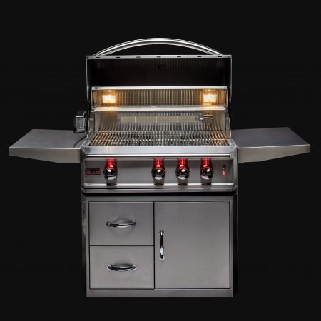 Blaze Grills Professional LUX 34 - Inch 3 Burner Built - In Gas Grill With Rear Infrared Burner BLZ - 3PRO - Terrace Level