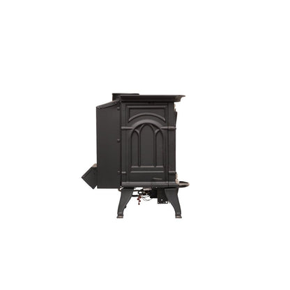 Breckwell Direct Vent Stove w/Blower & On/Off Thermostat Remote Control, NG - BH23DVN - Terrace Level