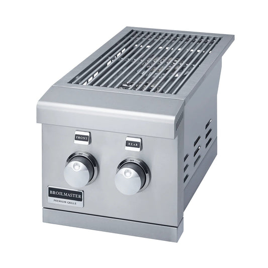 Broilmaster Premium Grills Double Side Burner 12 Inch Slide - In - BSABF12N - Terrace Level